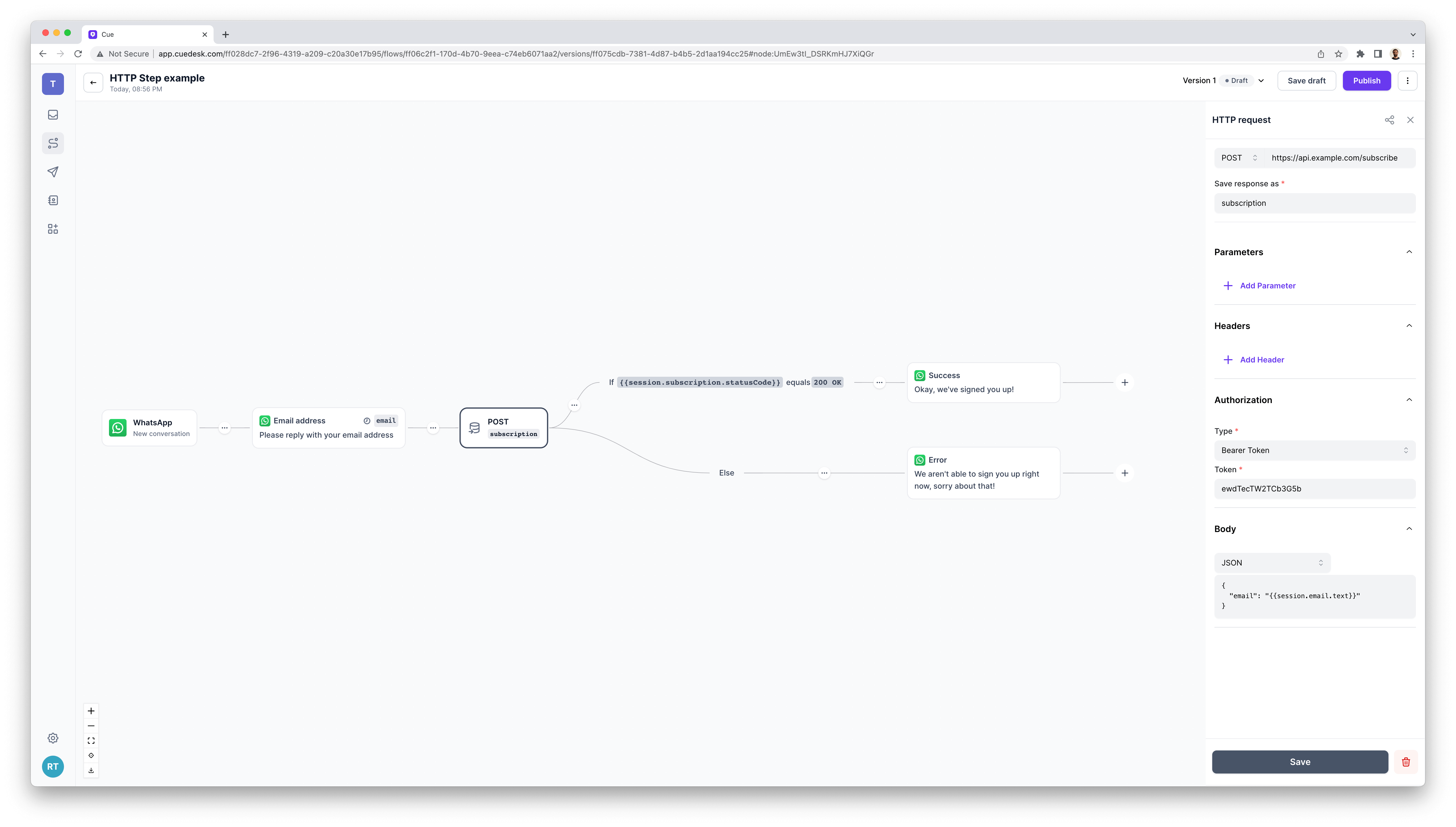 HTTP Requests Cue Docs